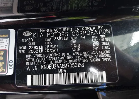 2021 Kia Seltos S from USA, damaged, VIN KNDEU2AA6M7050153